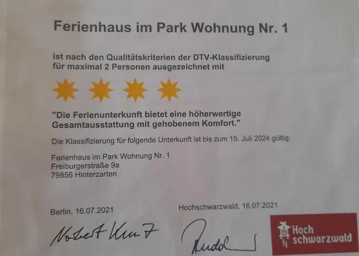 Ferienhaus im Park